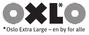 Logo OXLO en by for alle, svart
